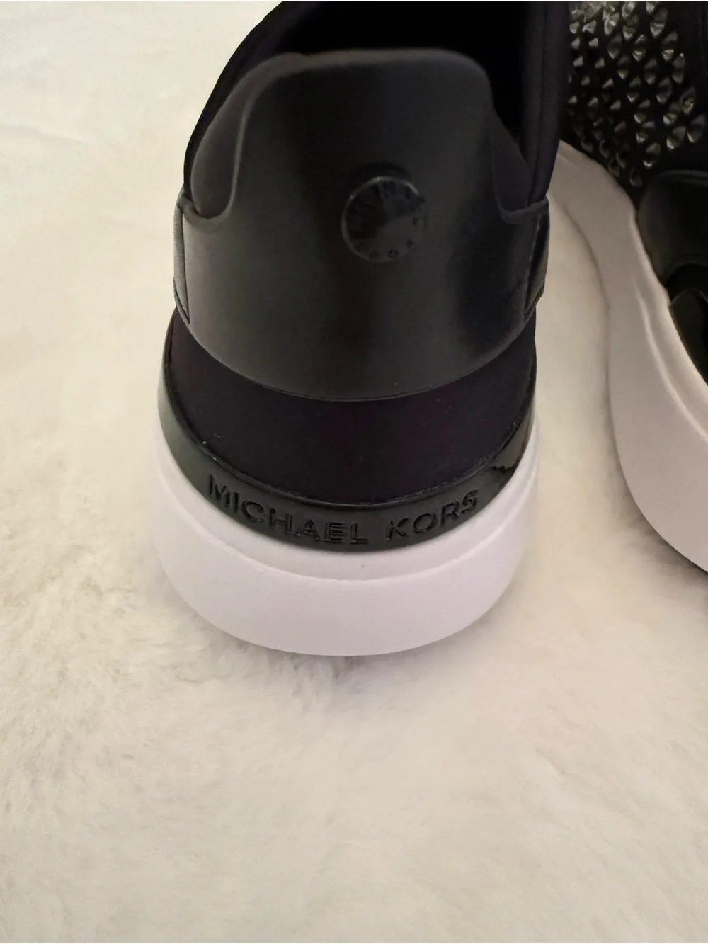 Michael Kors Ace slip-on trainer with Silver Studs